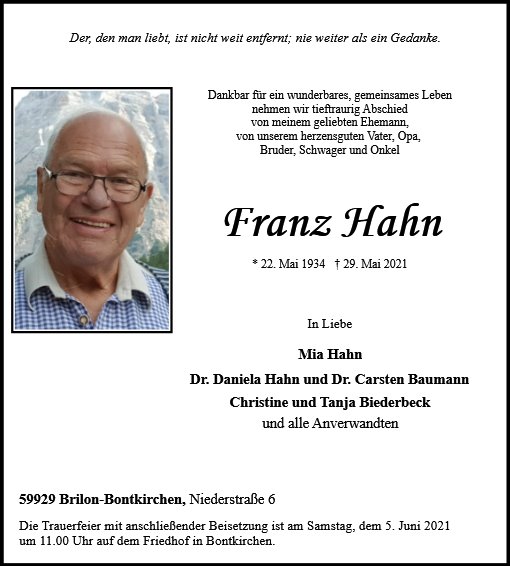 Franz Hahn