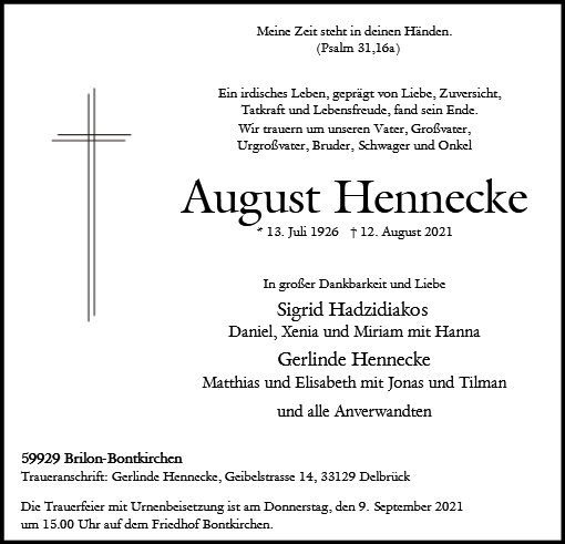 August Hennecke