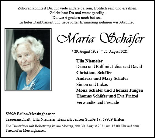 Maria Schäfer