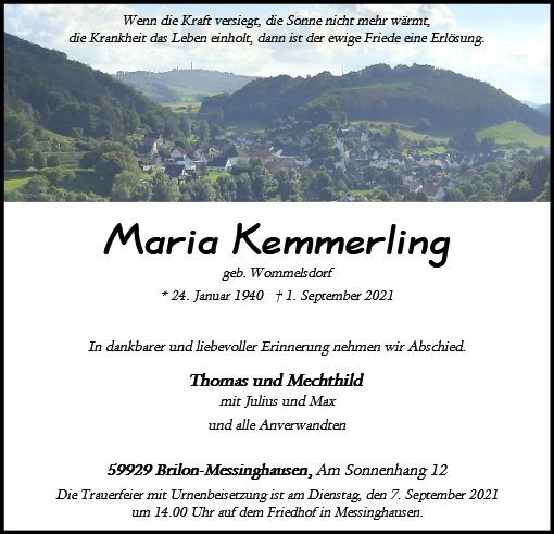 Maria Kemmerling