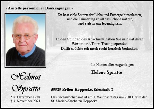 Helmuth Spratte