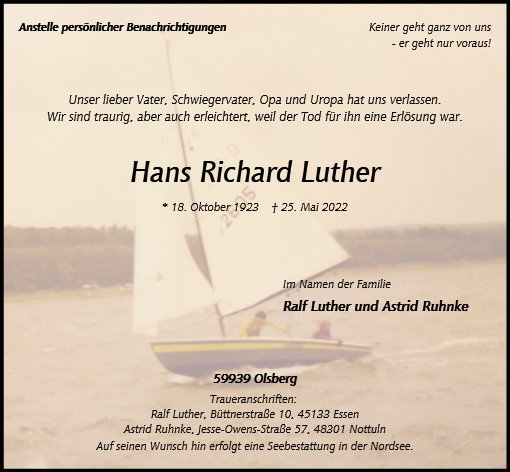 Hans Richard Luther