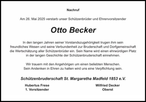Otto Becker