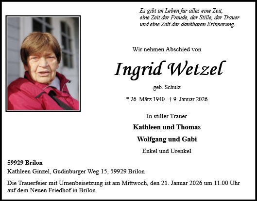 Ingrid Wetzel