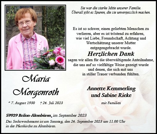 Maria Morgenroth