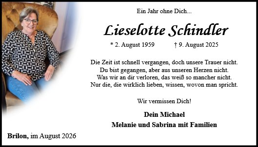 Lieselotte Schindler