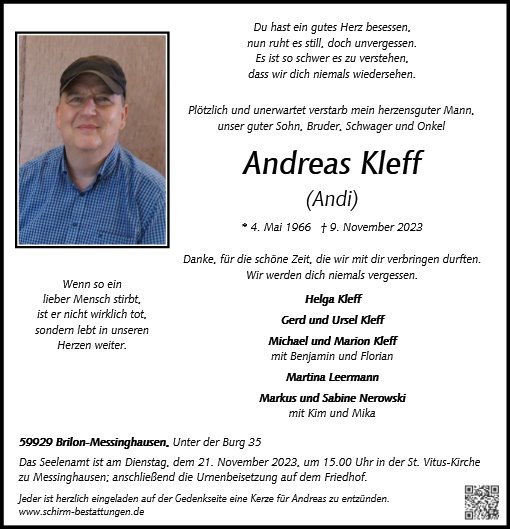 Andreas Kleff
