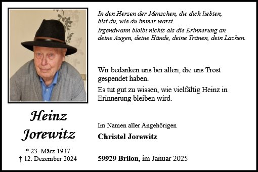 Heinz Jorewitz