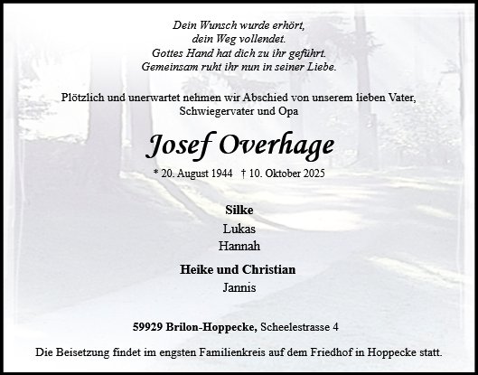Josef Overhage