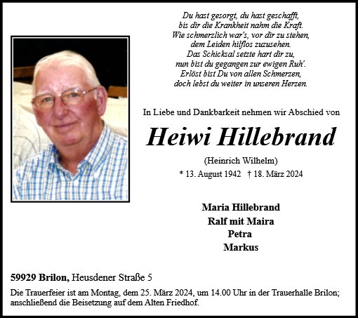 Heiwi Hillebrand