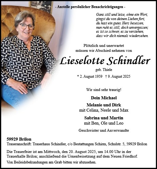Lieselotte Schindler