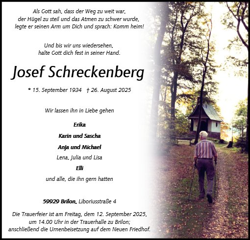 Josef Schreckenberg