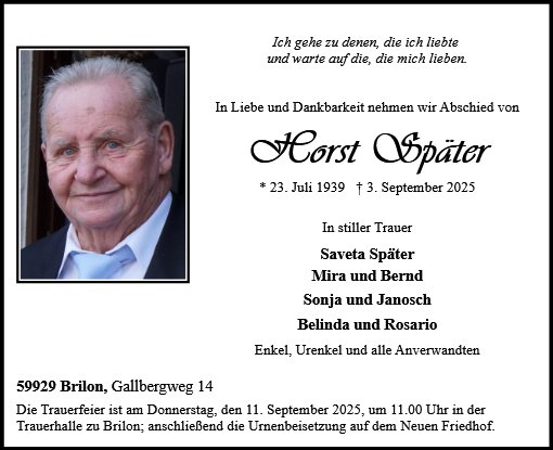 Horst Später