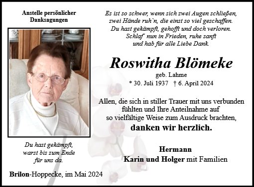 Roswitha Blömeke