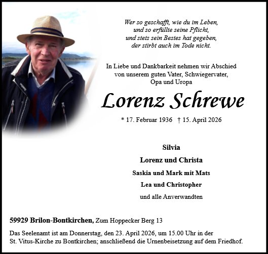 Lorenz Schrewe