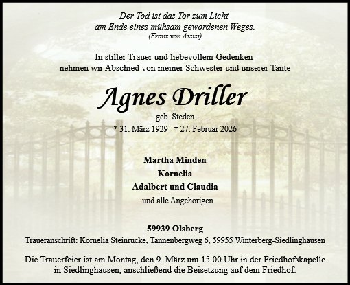 Agnes Driller