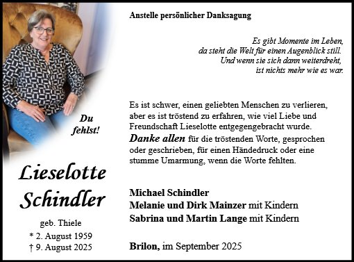 Lieselotte Schindler