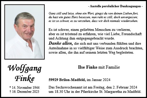 Wolfgang Finke