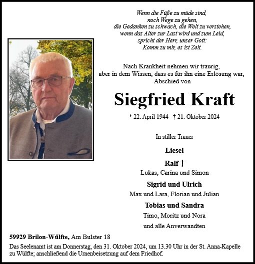 Siegfried Kraft