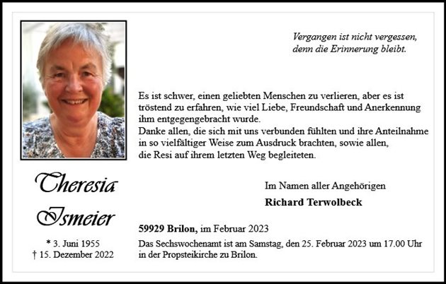 Theresia Ismeier