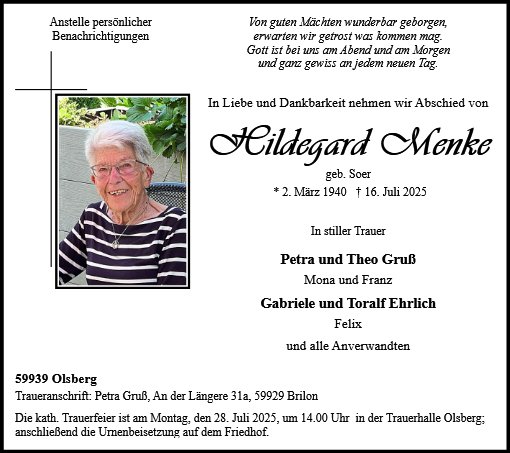 Hildegard Menke