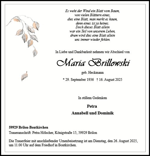Maria Brillowski