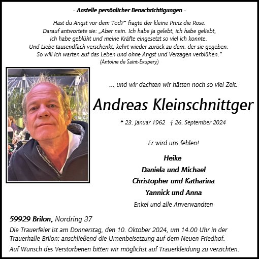 Andreas Kleinschnittger