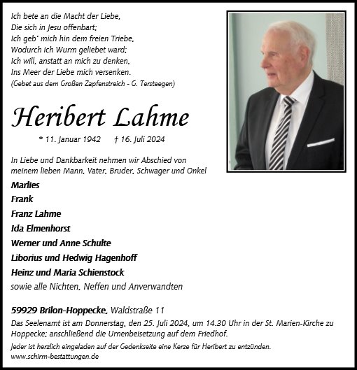 Heribert Lahme