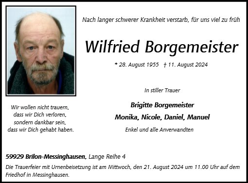 Wilfried Borgemeister