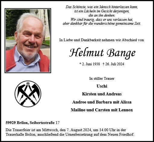 Helmut Bange