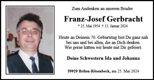 Franz-Josef Gerbracht