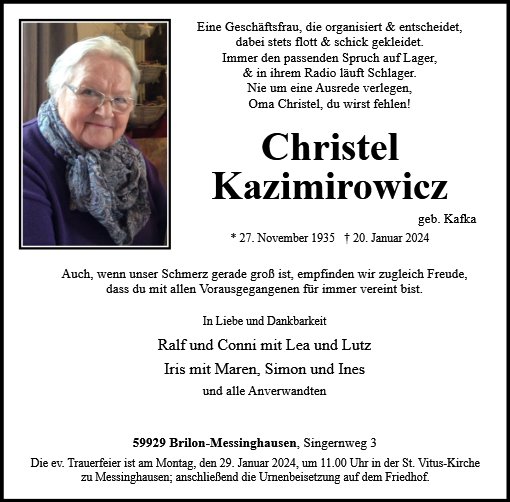 Christel Kazimirowicz