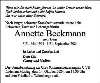 Annette Beckmann