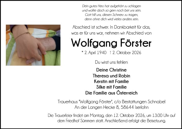 Wolfgang Förster