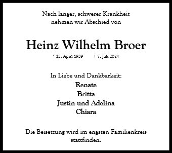 Heinz Wilhelm Broer