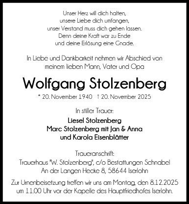 Wolfgang Stolzenberg