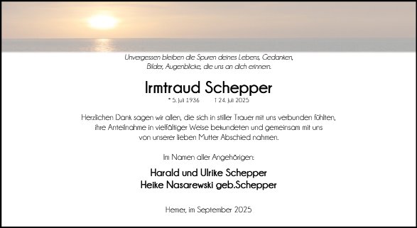 Irmtraud Schepper