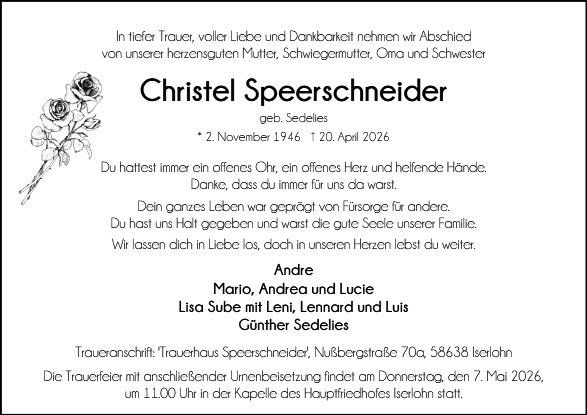 Christel Speerschneider