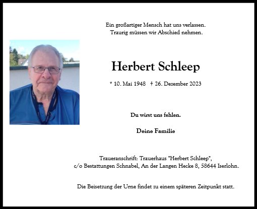Herbert Schleep
