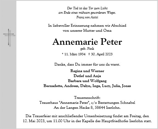 Annemarie Peter