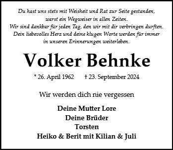 Volker Behnke