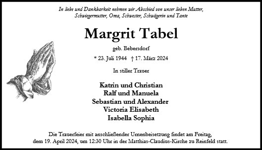 Margrit Tabel