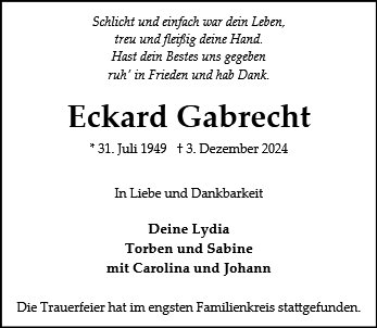 Eckard Gabrecht