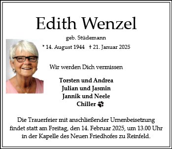 Edith Wenzel