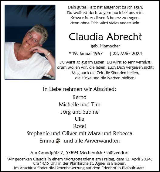 Claudia Abrecht