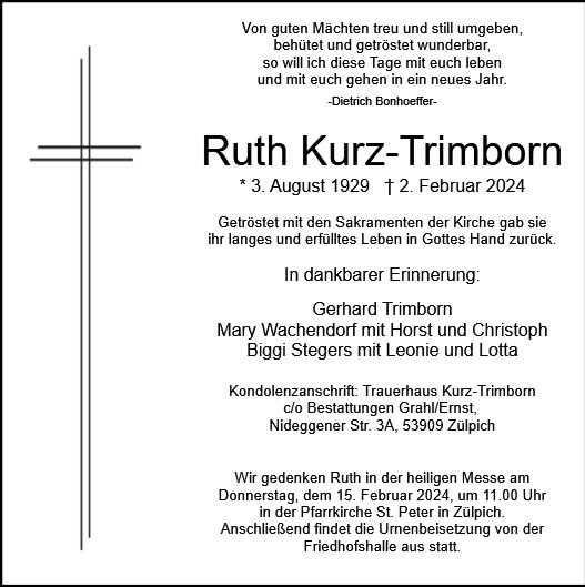 Ruth Kurz-Trimborn