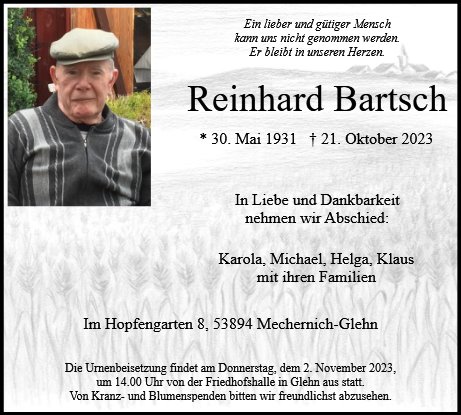 Reinhard Bartsch