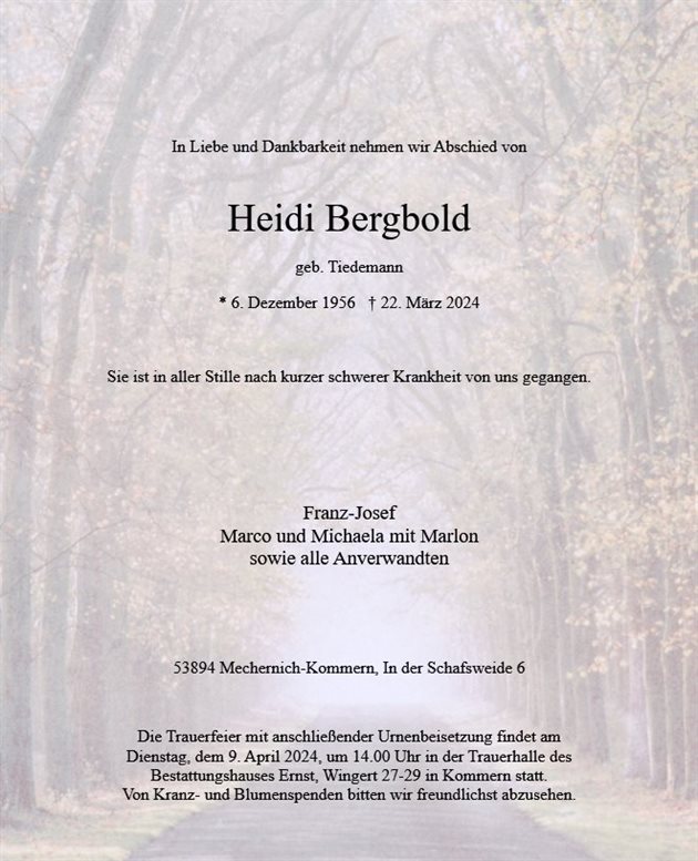 Heidemarie Bergbold