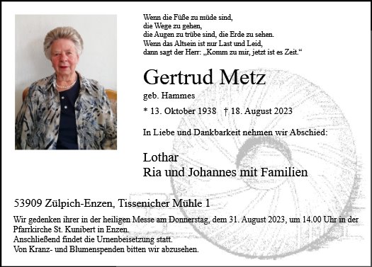 Gertrud Metz