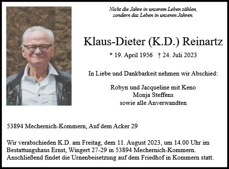 Klaus-Dieter Reinartz